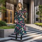 Vestido largo springfield
