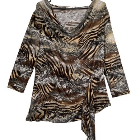 Blusa animal print de mujer Talla M Zen Bazar Perú