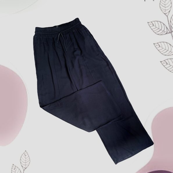 Pantalon negro de lino con bolsillos Talla L Zen Bazar Perú