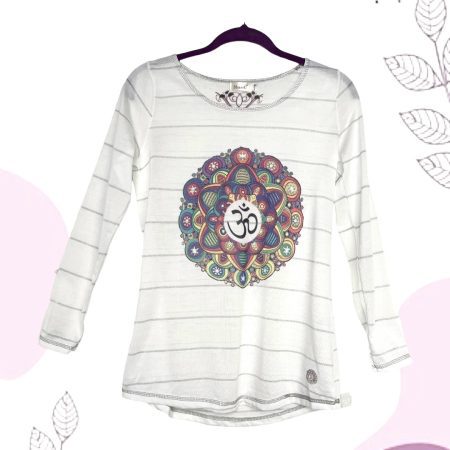 Polo manga larga Mandala Talla S Zen Bazar Perú