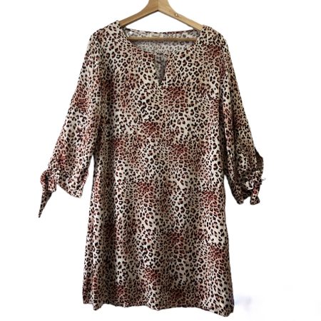 Vestido Corto Animal Print Talla M Zen Bazar Perú