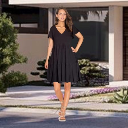 Vestido negro casual Talla M Zen Bazar Perú