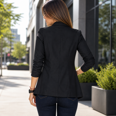 Blazer Negro de mujer. Talla S Talla S Zen Bazar Perú