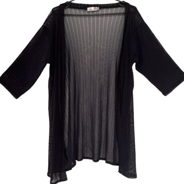 Cardigan Negro Manga corta Talla XL Zen Bazar Perú