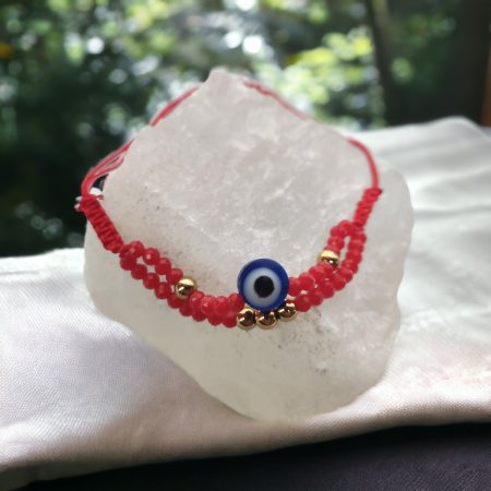 Pulsera roja de mujer ojo  turco Pulseras Zen Bazar Perú