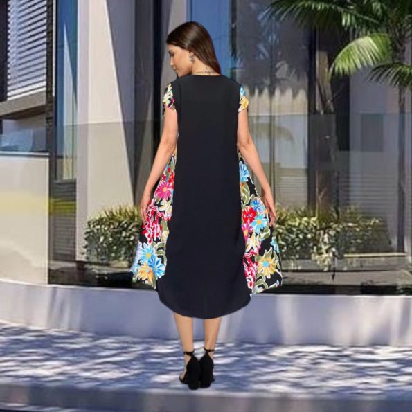 Vestido midi negro Talla L Zen Bazar Perú