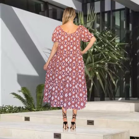 Maxi vestido  con bolsillos Talla L Zen Bazar Perú