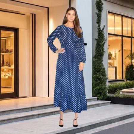 Vestido largo Azul. Talla M