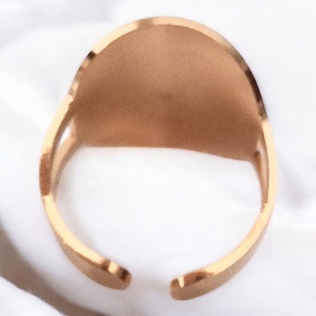 Anillo de acero Tetragrammaton .Joyas y Accesorios Zen Bazar Perú