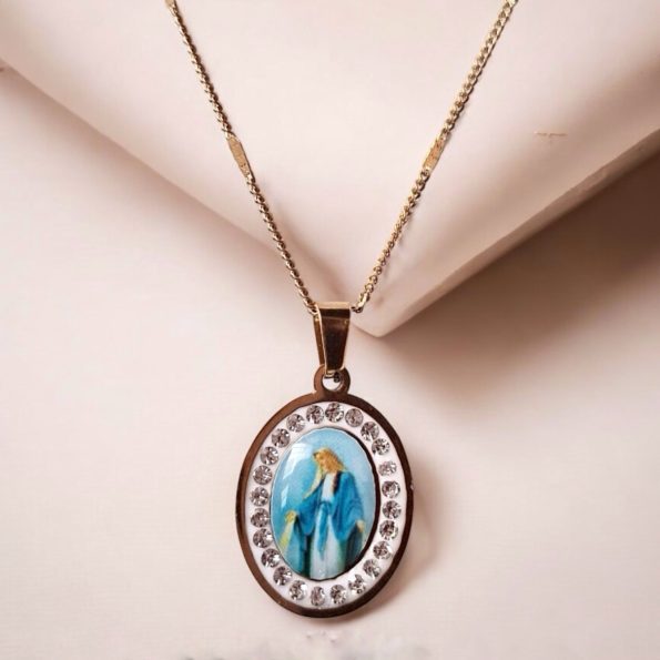 Collar  de mujer Virgen Maria Collares Zen Bazar Perú