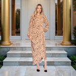 Elegante vestido cruzado
