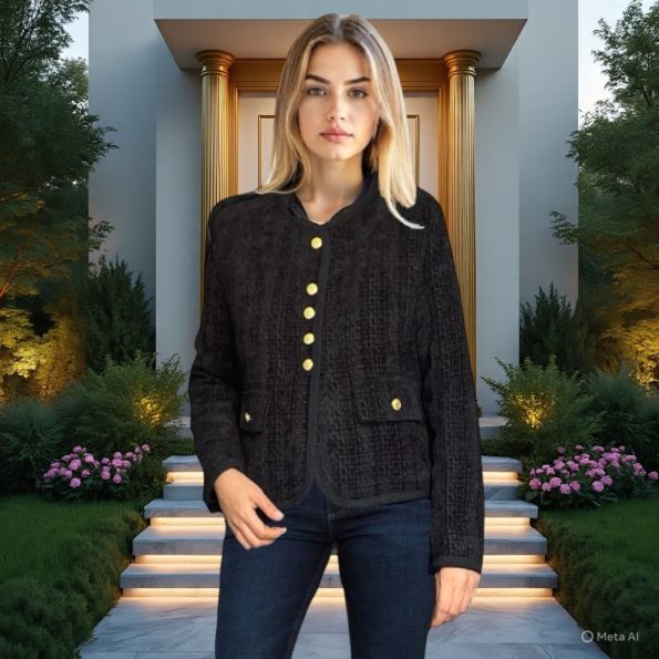 Chaqueta Negra de invierno. Talla L Talla L Zen Bazar Perú