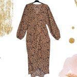 Elegante vestido cruzado
