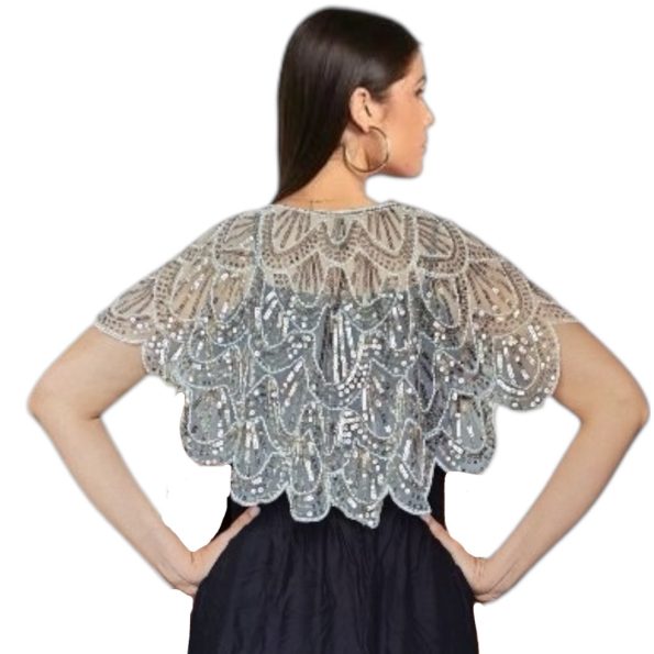 Capa Beige Dorada  para Vestidos de Fiesta Blazers ,Kimonos y Chales Zen Bazar Perú