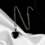 collar de obsidiana negra