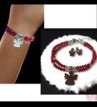 Pulseras y aretes de angel