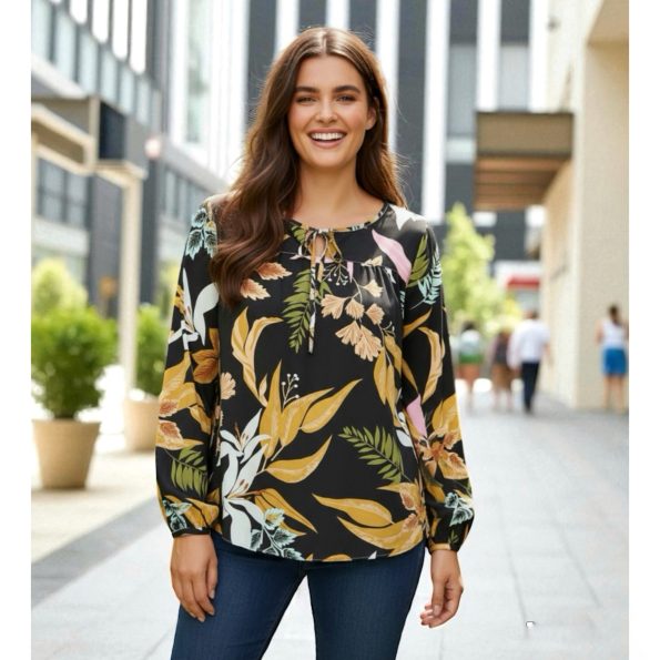 Blusa  manga larga XL Blusas XL Zen Bazar Perú