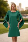 elegante vestido verde