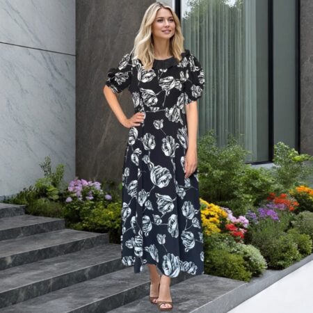 Elegante vestido  largo. Talla M