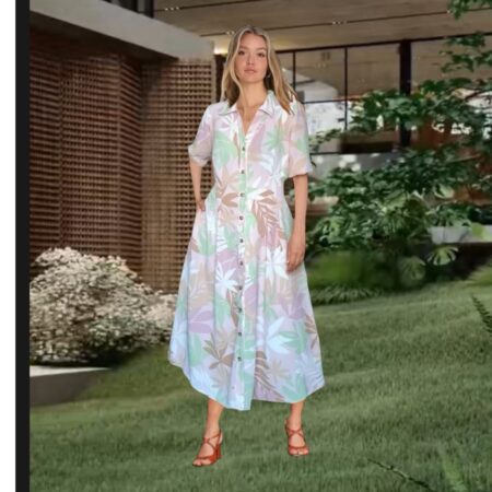 Vestido Camisero. Talla L