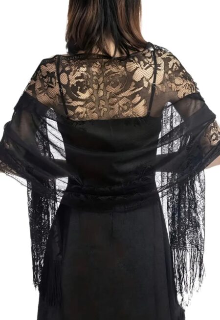 Chal Negro de Mujer Talla L Zen Bazar Perú