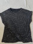 Blusa negra de fiesta