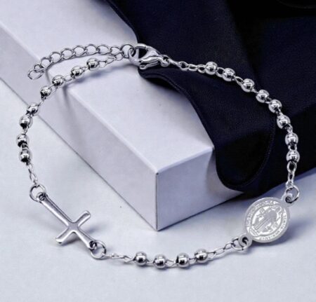 Pulsera de Acero Inoxidable San Benito