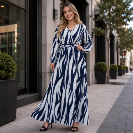 Vestido largo.  Talla XL