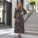 vestido largo elegante