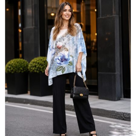 Elegante blusa de gasa